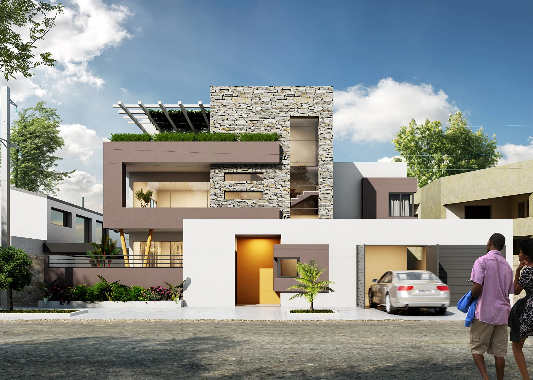 Triplex Tien — Maison d'habitation à Ouagadougou, Burkina Faso | Dream Studio