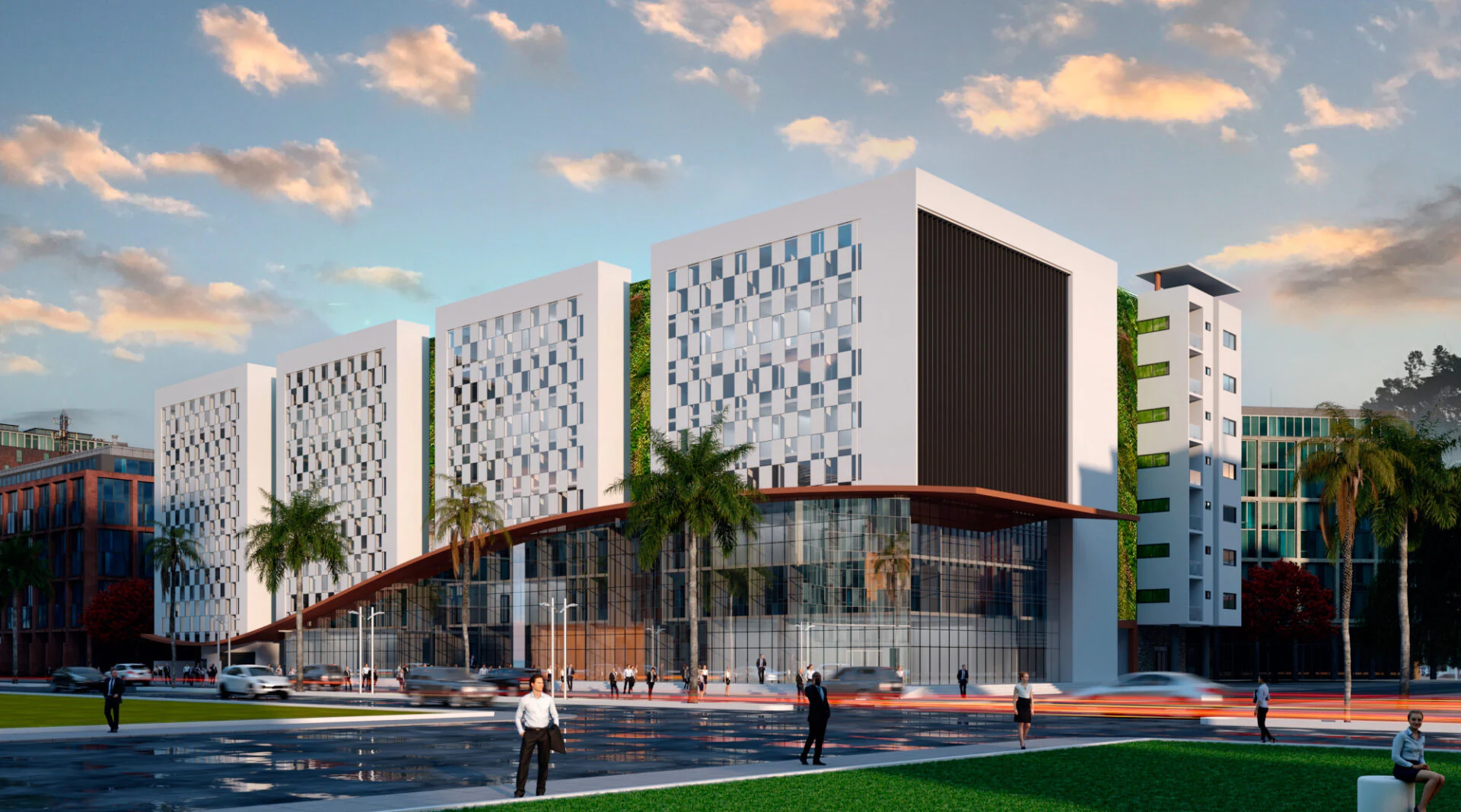 Immeuble administratif — Bureaux à Ouagadougou, Burkina Faso | Dream Studio
