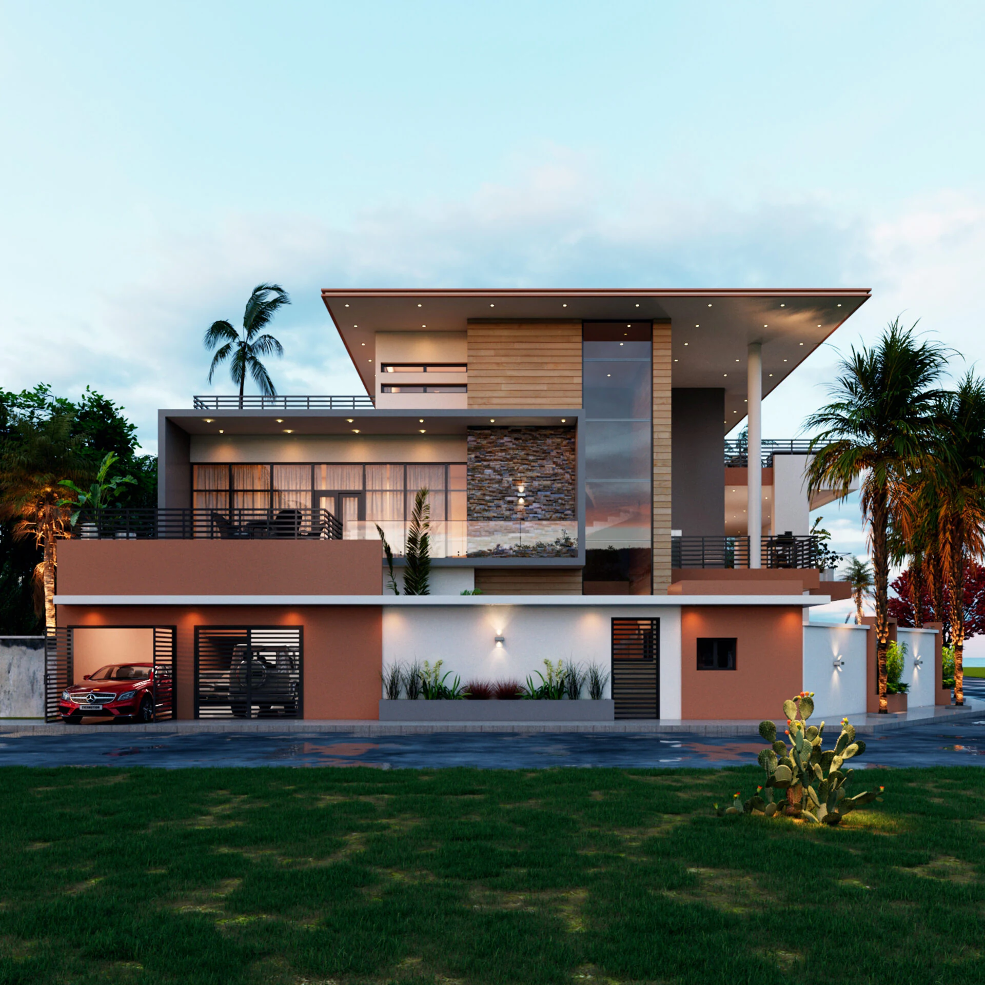 Triplex Ke — Maison d'habitation à Ouagadougou, Burkina Faso | Dream Studio