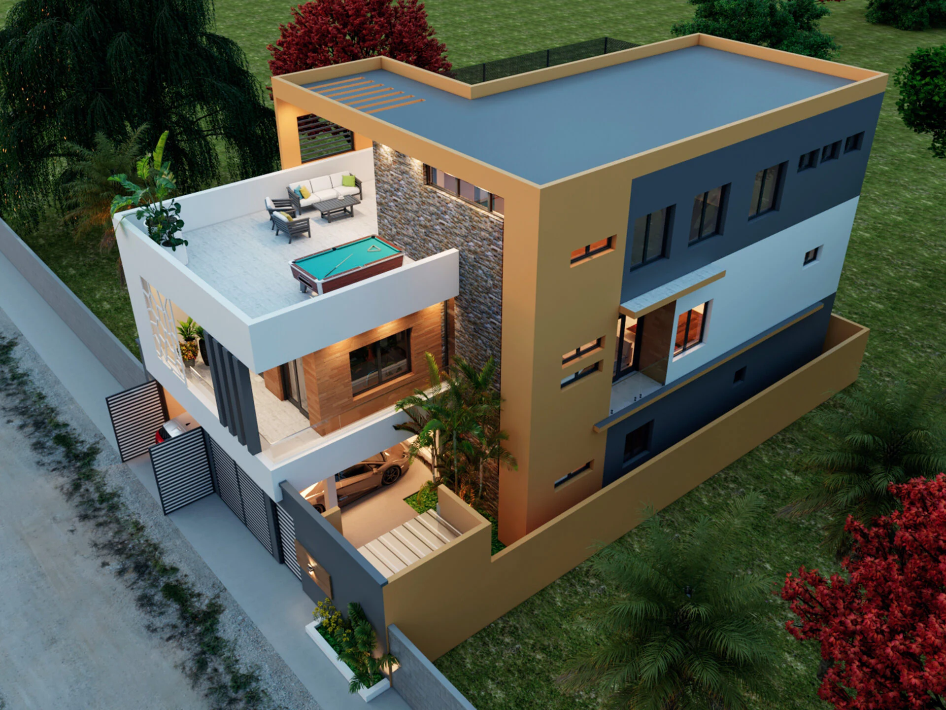Extension triplex Hy — Maison d'habitation à Ouagadougou, Burkina Faso | Dream Studio