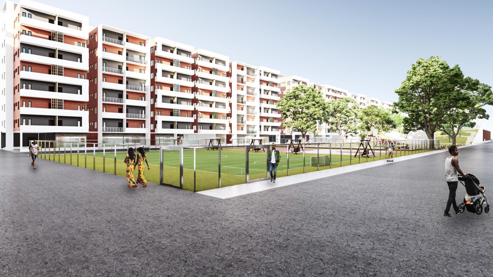 Village Nimba — Projet immobilier (résidence / lotissement) à Conakry, Guinée | Dream Studio