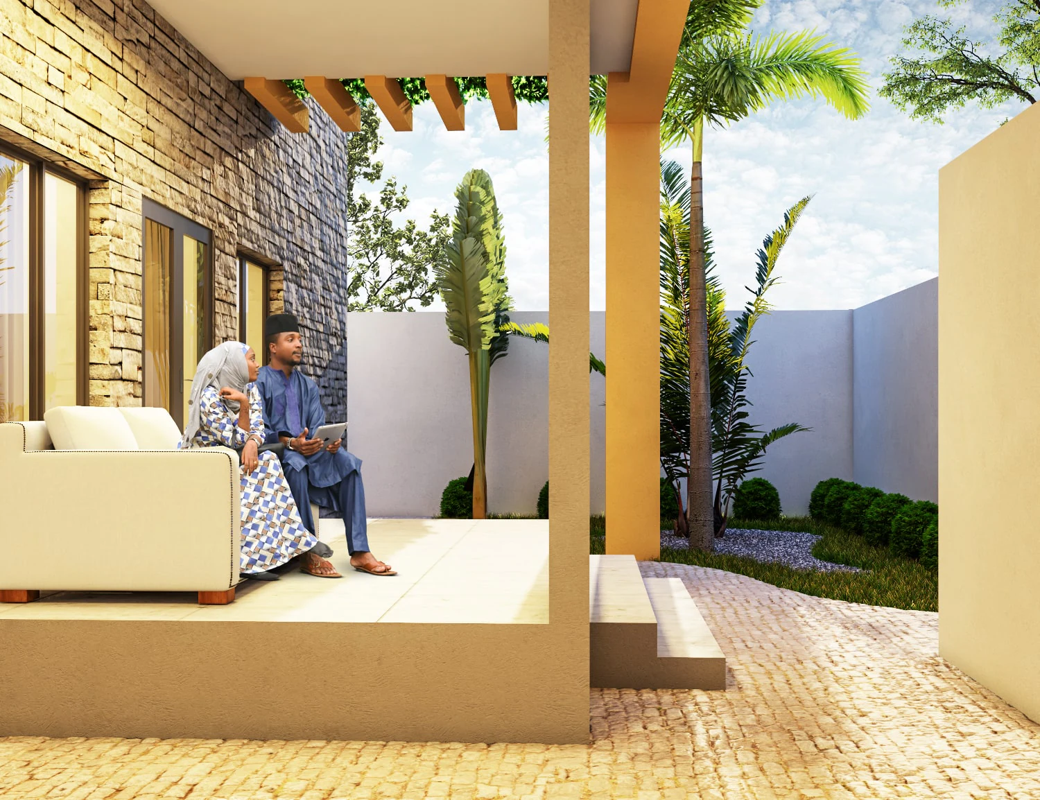 Duplex L — Maison d'habitation à Ouagadougou, Burkina Faso | Dream Studio