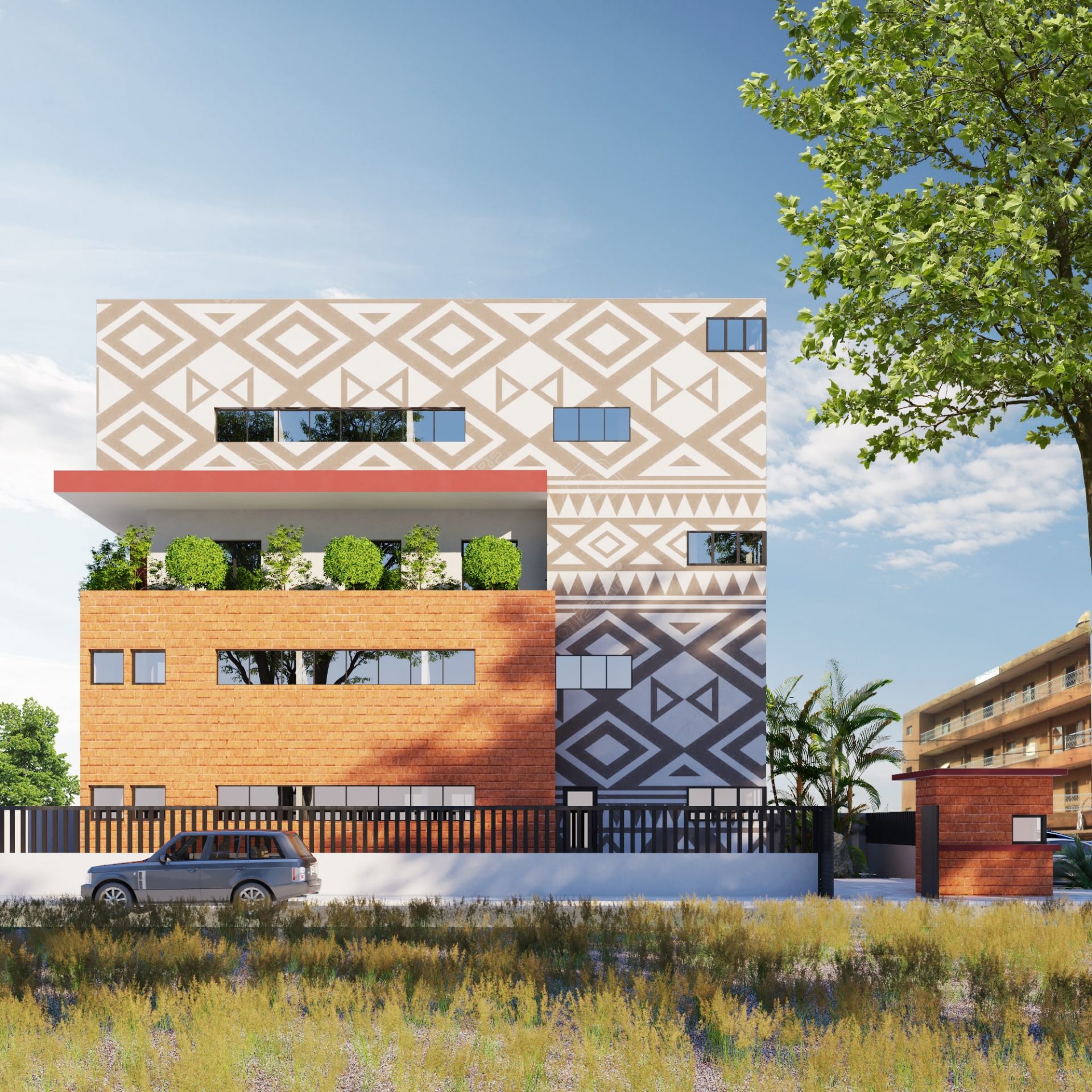 Immeuble Ka — Bureaux à Ouagadougou, Burkina Faso | Dream Studio