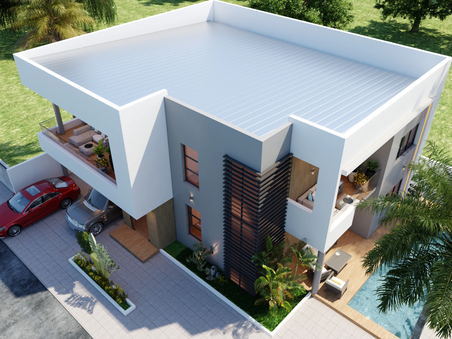 Duplex Kass — Maison d'habitation à Ouagadougou, Burkina Faso | Dream Studio