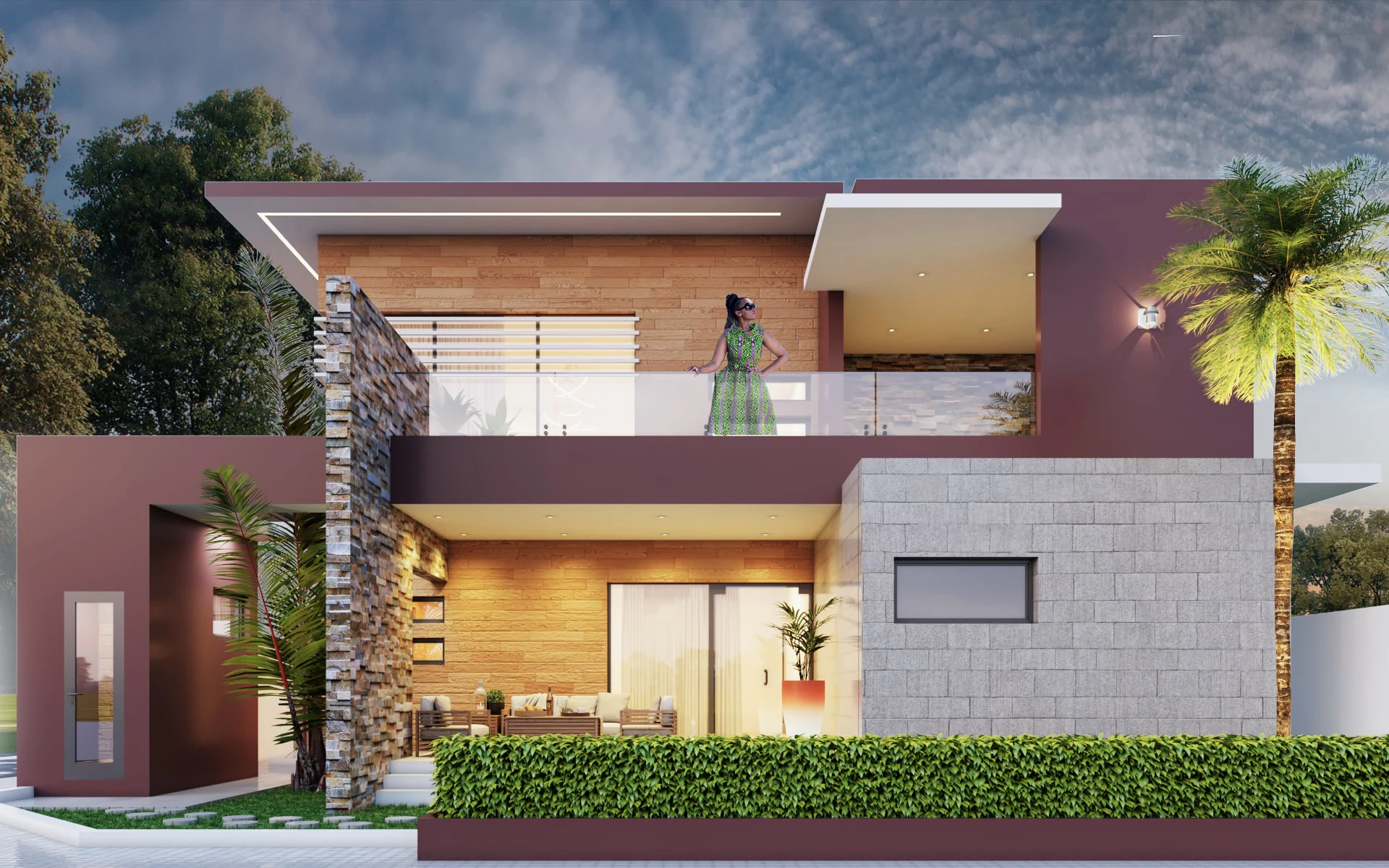 Duplex NE2 — Maison d'habitation à Ouagadougou, Burkina Faso | Dream Studio