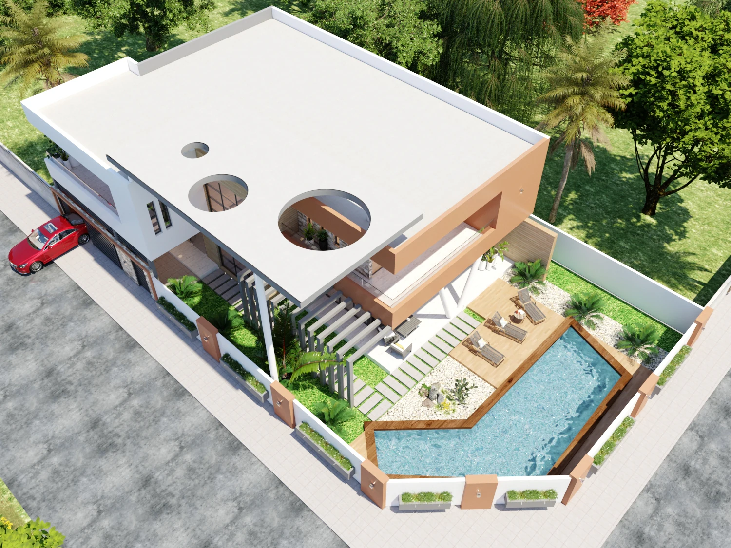 Résidence Sa — Maison d'habitation à Ouagadougou, Burkina Faso | Dream Studio