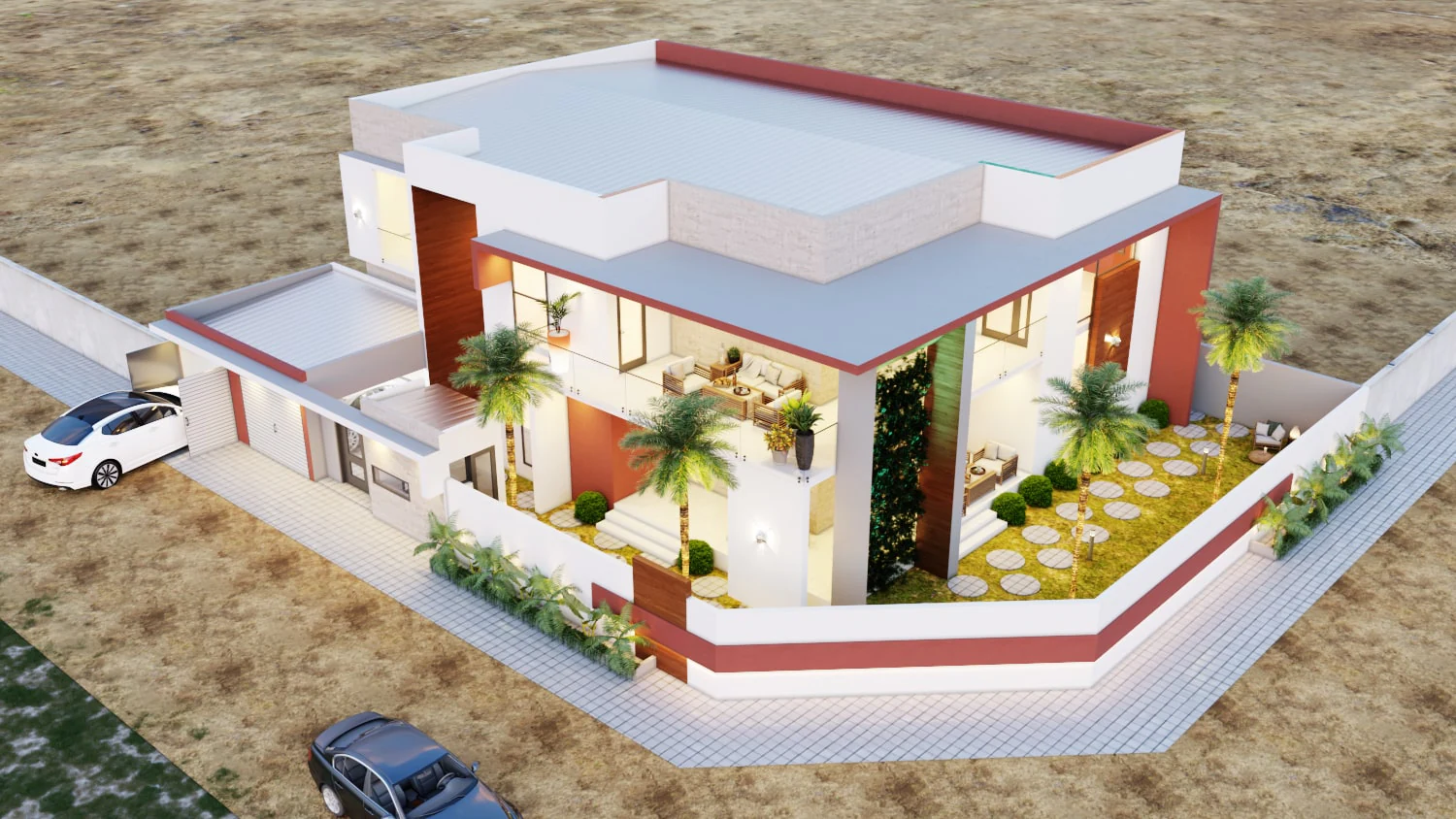 Duplex Sa — Maison d'habitation à Ouagadougou, Burkina Faso | Dream Studio