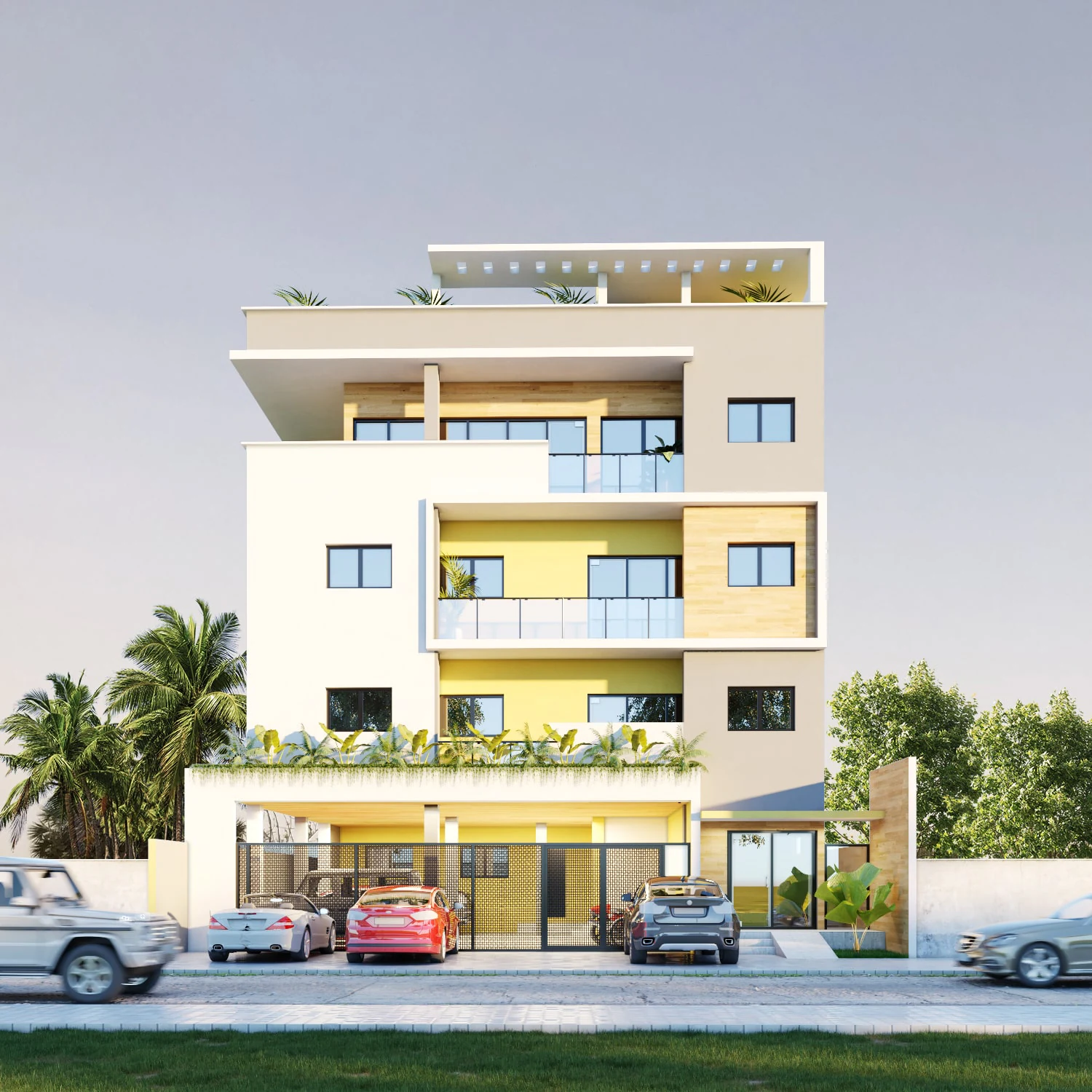 Immeuble Kam — Immeuble à Ouagadougou, Burkina Faso | Dream Studio