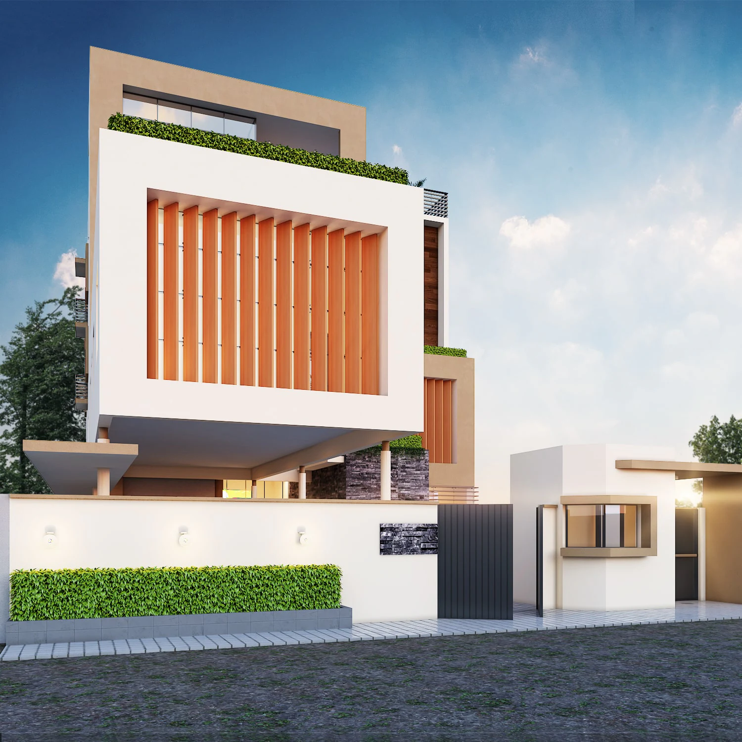 Immeuble Oueder — Bureaux à Ouagadougou, Burkina Faso | Dream Studio