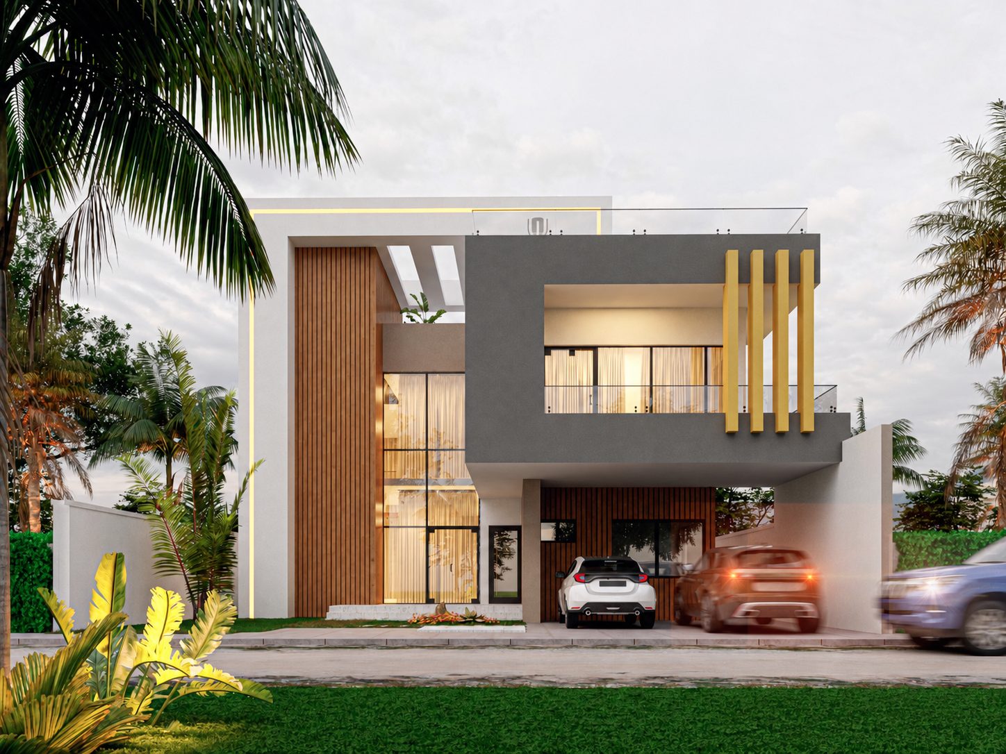 Triplex Phe — vue extérieure de la façade avant