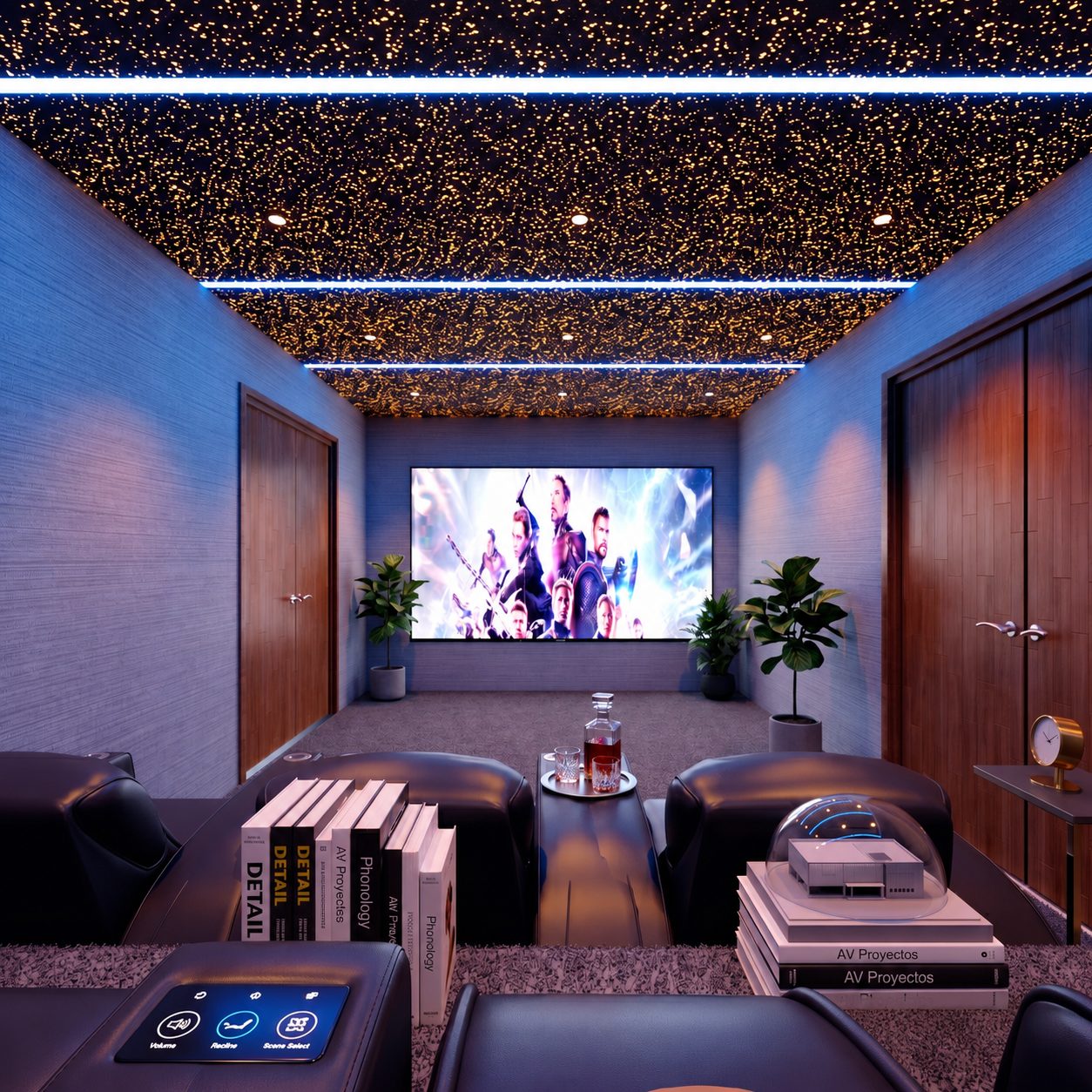 Triplex Sou — salle de cinéma, écran